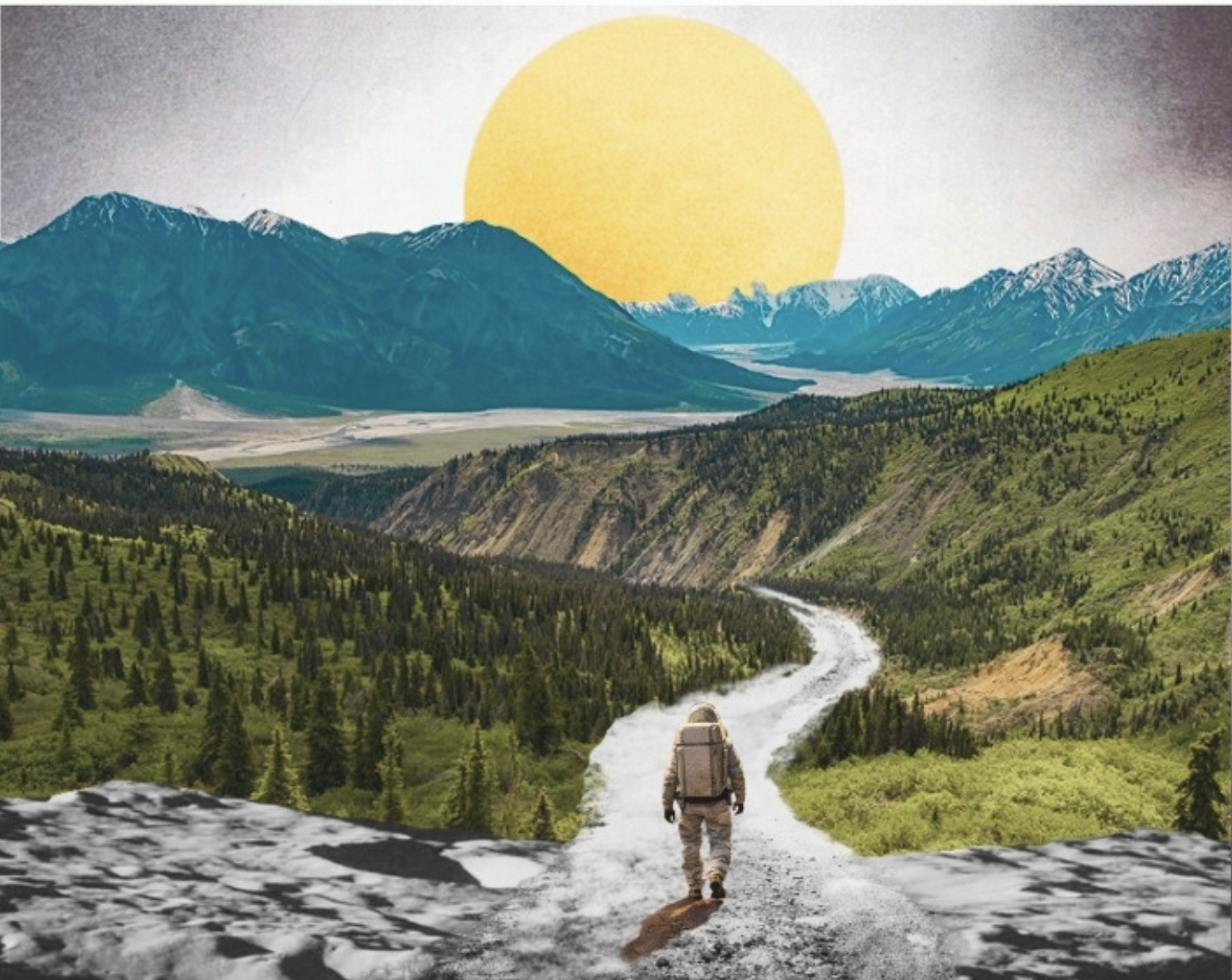 Endlessss Day 2026 — Luminaut walking toward the Yukon sun